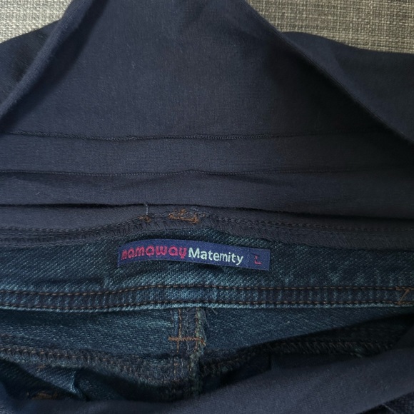 Mamaway maternity Sleek Black High-Waist Skinny Pants size large - Picture 7 of 8